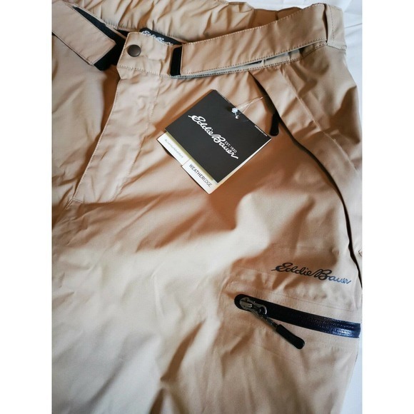 Eddie BAUER INSULATED MEN'S SNOW PANTS SIZE XL KHAKI‎ - Picture 3 of 6